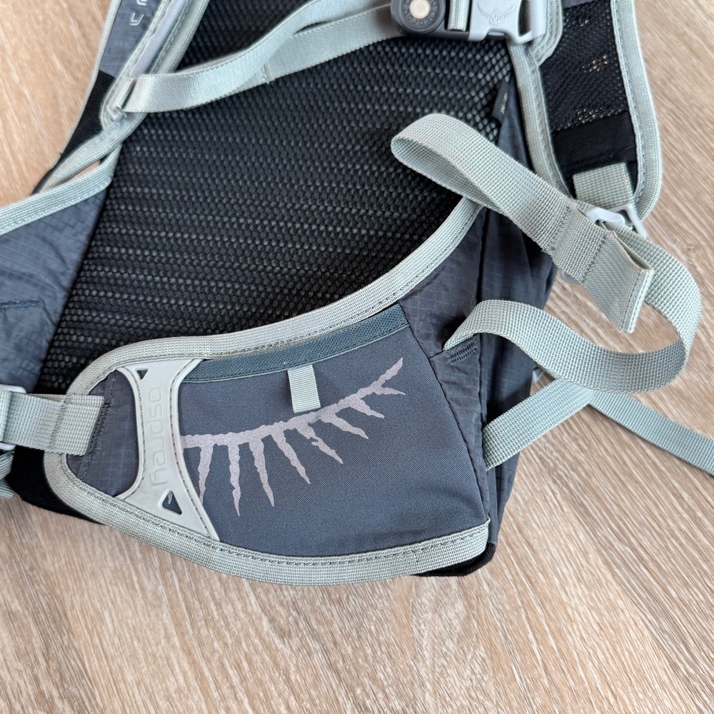 Osprey raptor 10 hydraulics hydration pack biking hiking backpack S/M silt gray - Picture 9 of 13